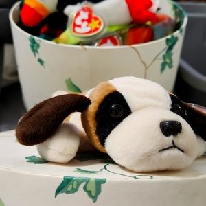 TY BERNIE ST. BERNARD DOG BEANIE BABY ORIGINAL VINTAGE 1996 WITH TAGS